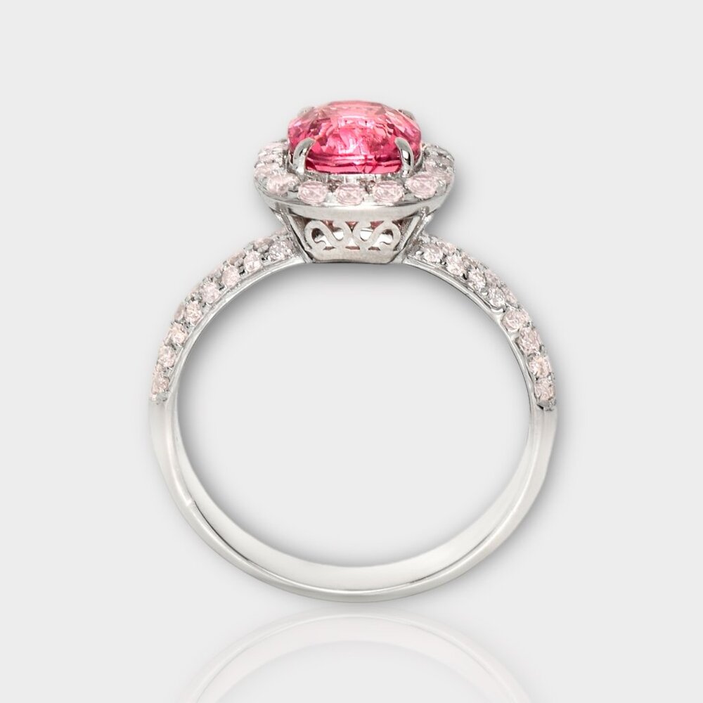 Pink Spinel Ring - Picture 7 of 8